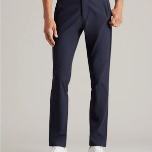 RHONE Commuter Mens Navy Blue Pants Chinos Traveler Tapered Slim Fit Lululemon